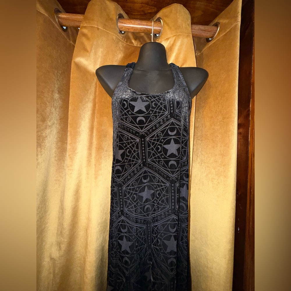 Killstar sz L mesh pentagram dress